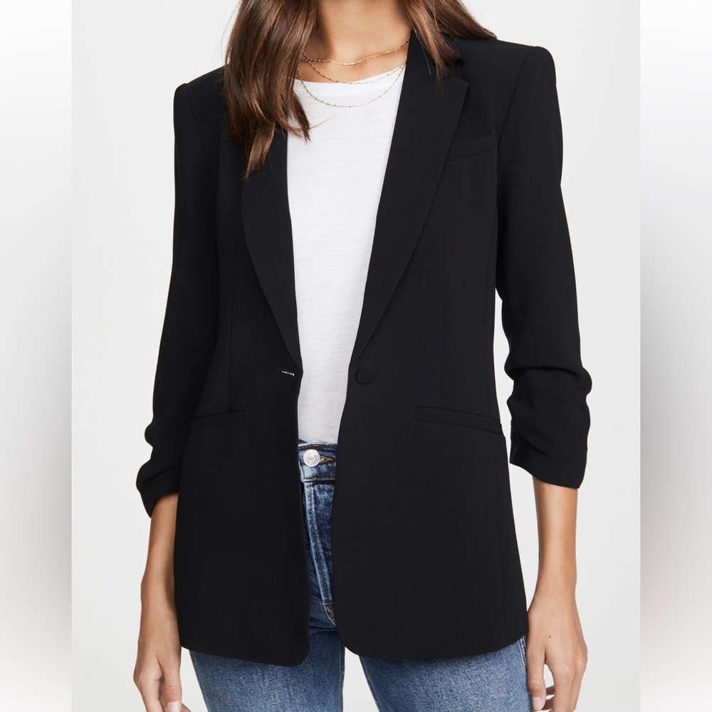 Cinq a sept crepe khloe blazer - Picture 2 of 3